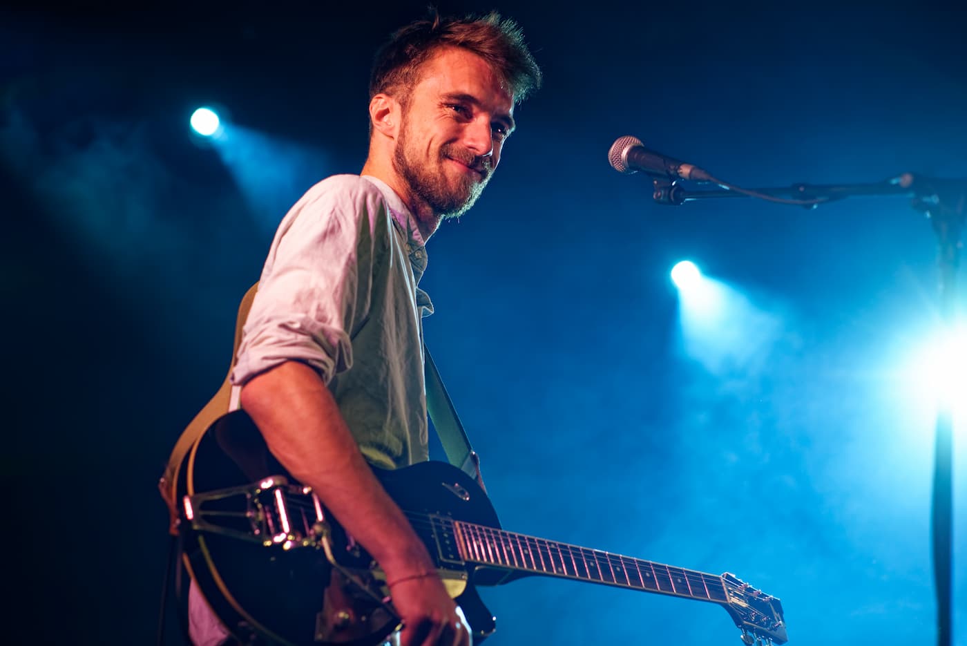 Julien sur scène, guitare électrique